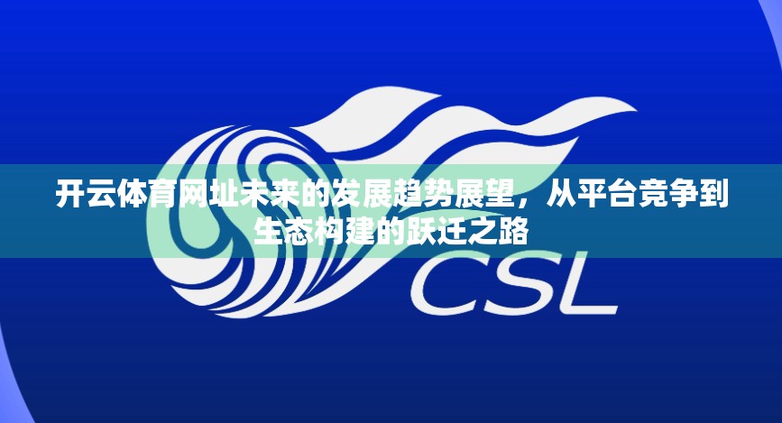 开云体育网址未来的发展趋势展望，从平台竞争到生态构建的跃迁之路