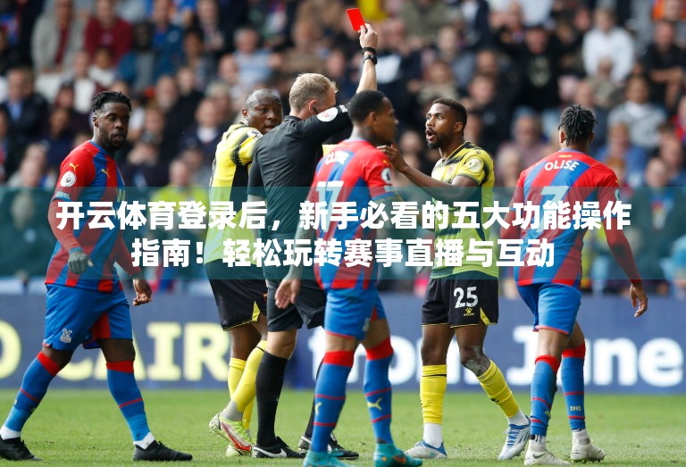 开云体育登录后，新手必看的五大功能操作指南！轻松玩转赛事直播与互动