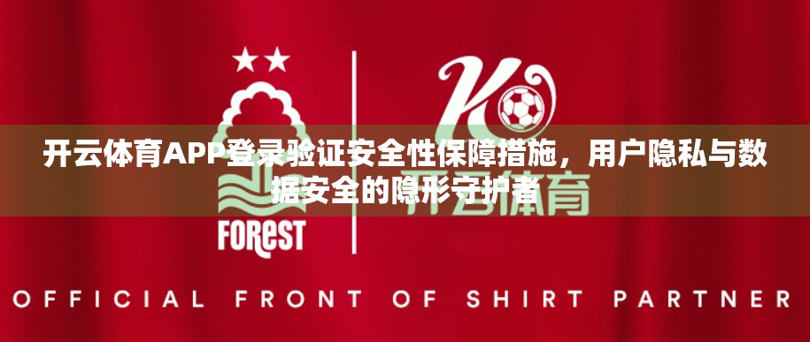 开云体育APP登录验证安全性保障措施，用户隐私与数据安全的隐形守护者