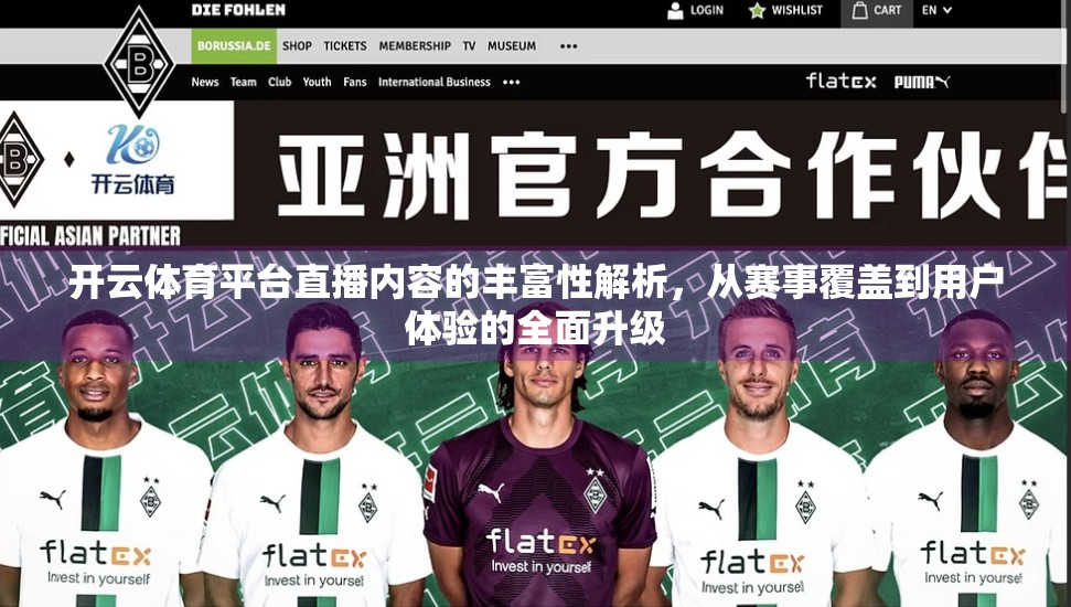 开云体育平台直播内容的丰富性解析，从赛事覆盖到用户体验的全面升级