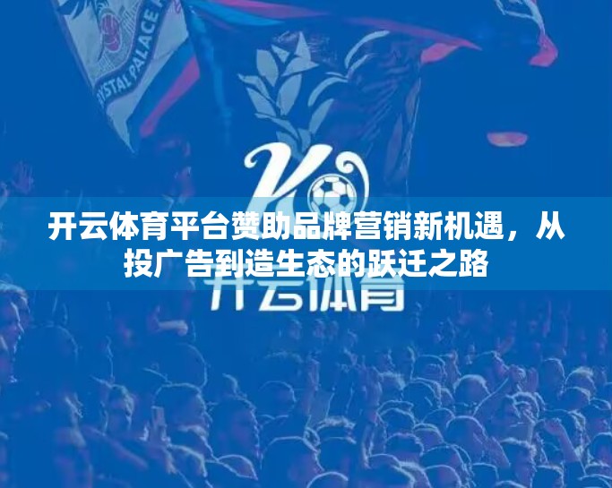 开云体育平台赞助品牌营销新机遇，从投广告到造生态的跃迁之路