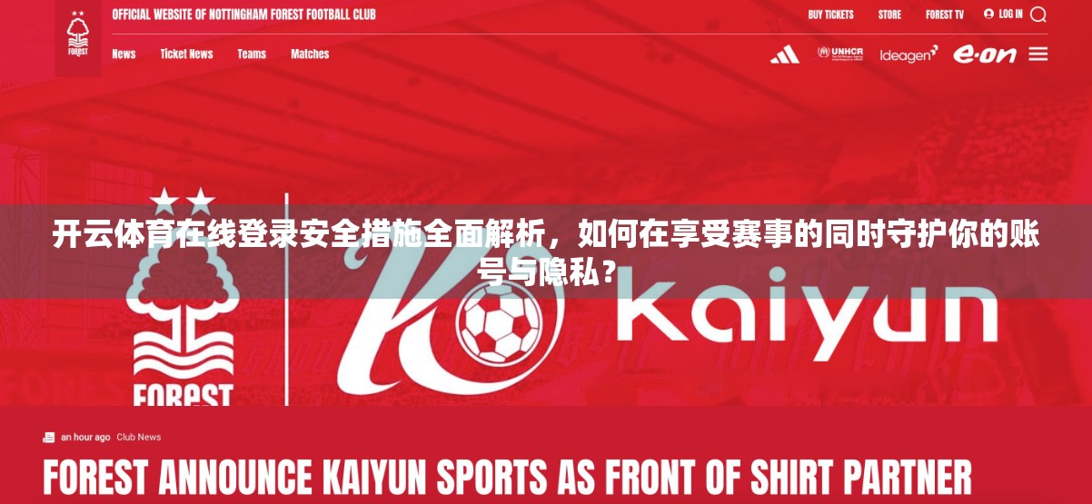 开云体育在线登录安全措施全面解析，如何在享受赛事的同时守护你的账号与隐私？