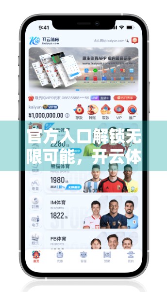官方入口解锁无限可能，开云体育全服务畅享指南