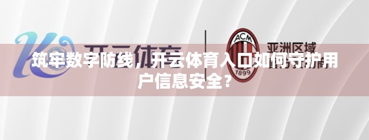 筑牢数字防线，开云体育入口如何守护用户信息安全？